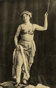 Retrato de Maud, la dama tatuada, c.1905